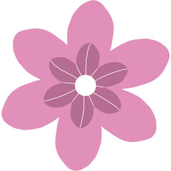 pink flower icon
