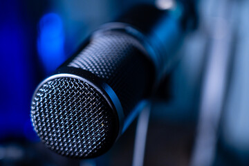 Fototapeta premium microphone on stage