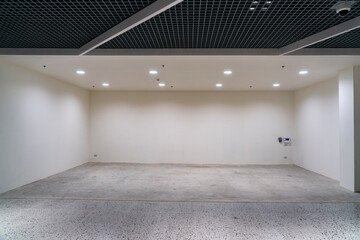 Empty space for rent for sale product in shopping mall