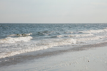 waves on the beach