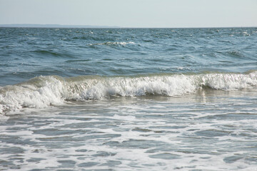 waves on the beach