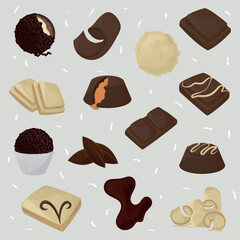 chocolate cacao candies