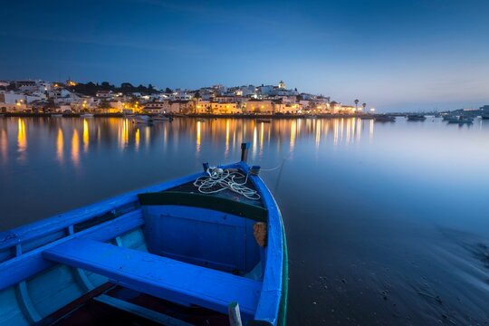 Boat, fishing village Ferragudo, Algarve, Portugal, Europe