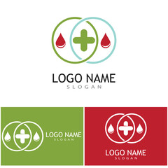Medical Cross illustration Logo template vector design