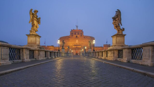 Rome, Italy at Castel Sant'Angelo