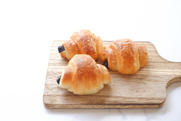 チョコレートが入ったクロワッサン