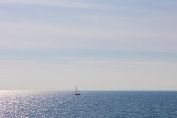 船上から望む瀬戸内海