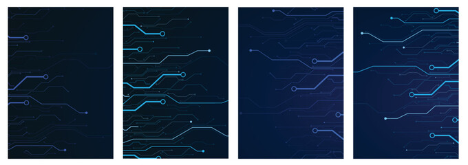 Abstract network technology background
