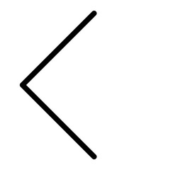 left arrow line icon