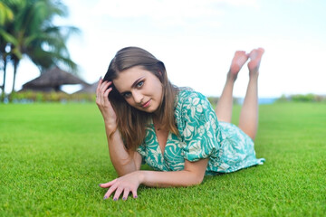 Portrait of beautiful Belarusian woman half Ukrainian
