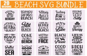 beach svg bundle
