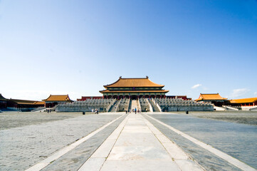 Hall of Supreme Harmony, the imperial Palace of Ming and Qing Dynasties, formerly known as the Forbidden City, is a World Heritage Site.

