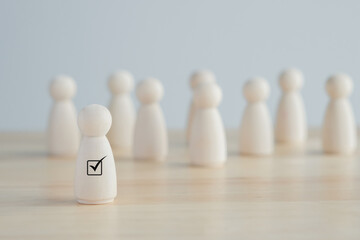 Business hiring and recruitment selection. Career opportunity. Human Resource Management. Check...