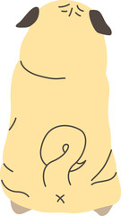 pug illustration