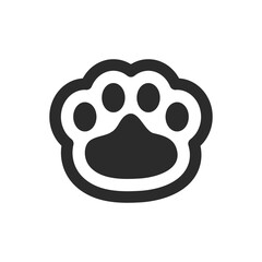 Obraz premium Dog and cat paws with sharp claws. cute animal footprints