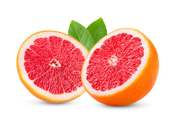 Grapefruit  isolated on transparent (PNG)