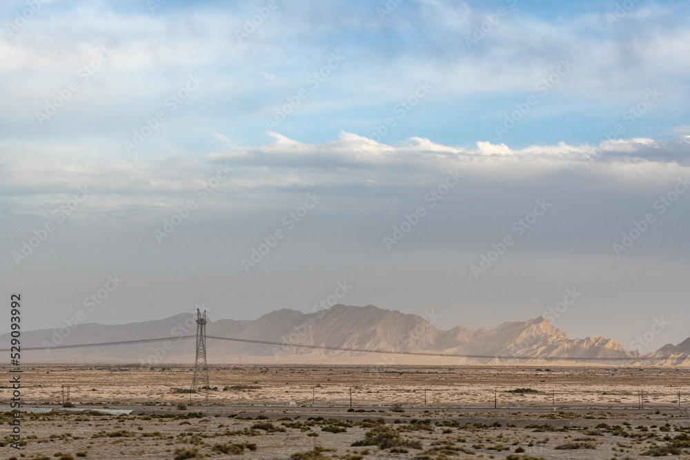 Wall mural gobi in Xinjiang China