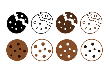 Fototapeta premium Cookies Icons - Graphic Resources - Website - Frontend