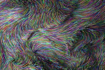 Colorful fiber optic lamp