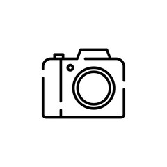 Camera, Photography, Digital, Photo Line Icon Vector Illustration Logo Template. Suitable For Many Purposes.