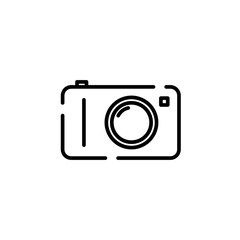 Camera, Photography, Digital, Photo Line Icon Vector Illustration Logo Template. Suitable For Many Purposes.