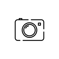 Camera, Photography, Digital, Photo Line Icon Vector Illustration Logo Template. Suitable For Many Purposes.