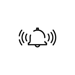 Alarm, Timer  Line Icon Vector Illustration Logo Template. Suitable For Many Purposes.