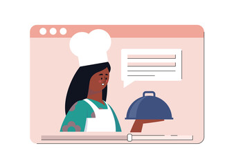 Food blogging concept