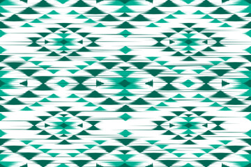 Fabric ethnic ikat pattern art. Geometric ethnic ikat seamless pattern in tribal. Design for background, wallpaper, illustration, fabric, clothing, carpet, textile, batik, embroidery.