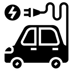 electric vehicle icon