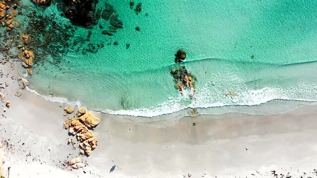 Footage of the Blue waves down at Redbill Beach in Bicheno, Tasmania.