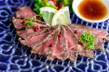 A5黒毛和牛のローストビーフ