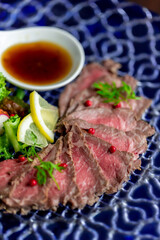 A5黒毛和牛のローストビーフ