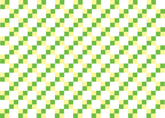 the Seamless Lattice Pattern Vector Repeating green yellow White Abstract Square Background