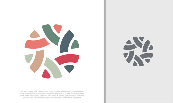 Global Community Logo Icon Elements Template. Community human Logo template vector. Community health care. Abstract Community logo. Human Resources Consulting Company.