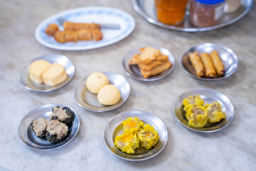 Various dim sum