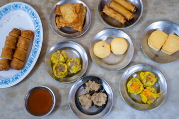 Various dim sum