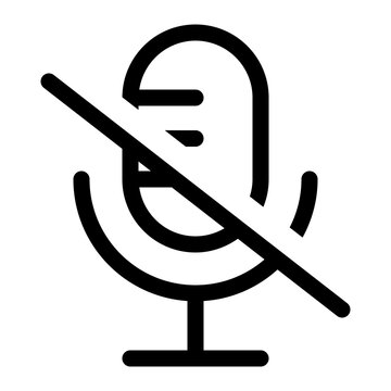 Mic Off Alt Icon