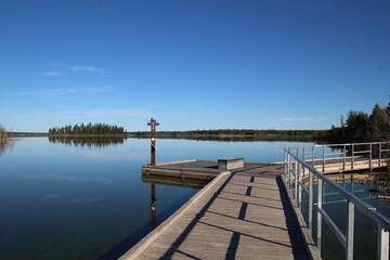 Boardwalk On The Lake, Elk Island National Park, Alberta