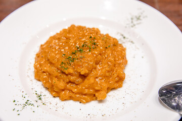 オマール海老のリゾット　risotto 