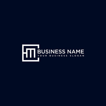 Letter HM or HMC Logo Design