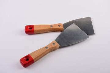 Putty knife tool isolated on white background