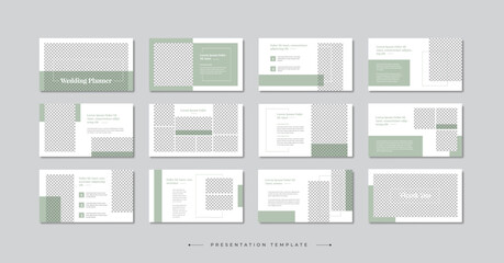 Wedding Powerpoint Presentation Template Design, google slides