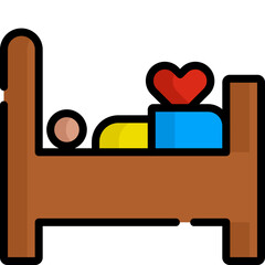 love color icon vector