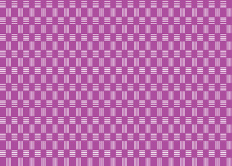Abstract Vector Seamless Checkered Square and trellis geometric, chevron Pattern purple