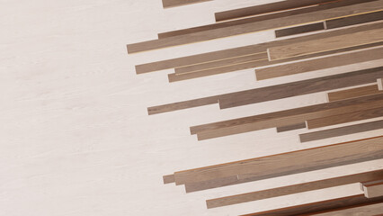 wood texture line background, 3d rendering