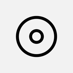 Record icon in line style about camera, use for website mobile app presentation