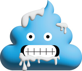 cute poop 3D emoticons