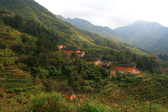 House merged with nature - Fujian tulou