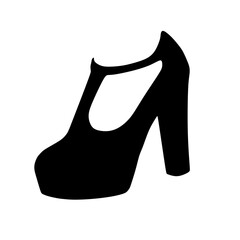 heels isolated on white background